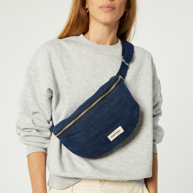 Le sac banane - Custine - Denim Brut recyclé