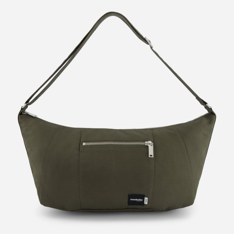 Le sac Crossbody - Charlot - Polyester recyclé Vert Kaki