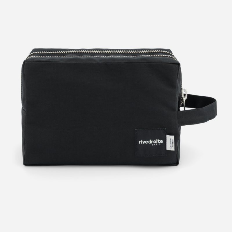 La trousse de toilette - Charonne - Polyester recyclé Noir