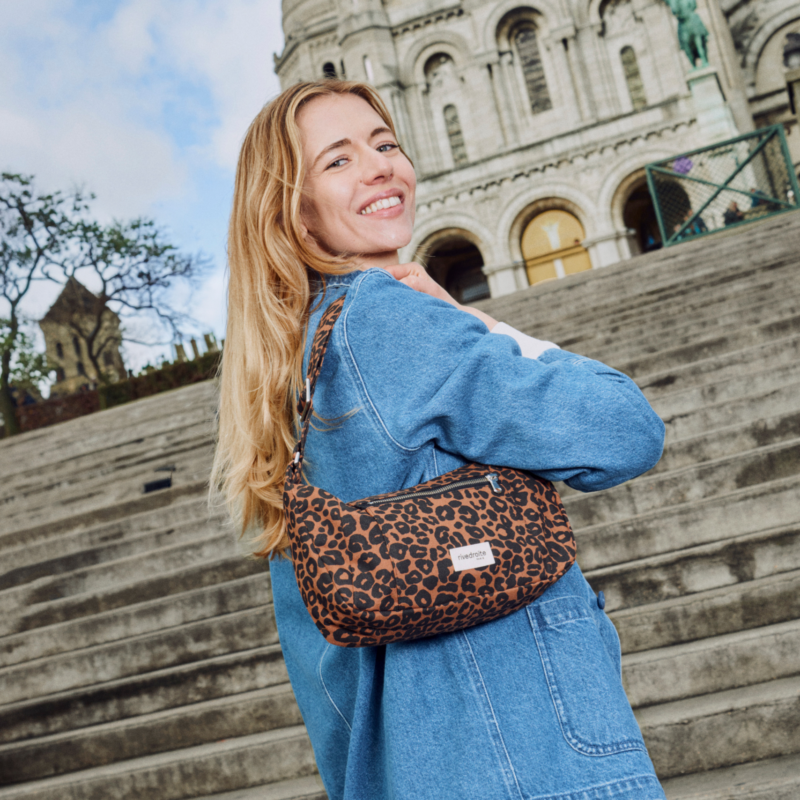XS le sac à main - Charlot - Polycoton Recyclé Léopard