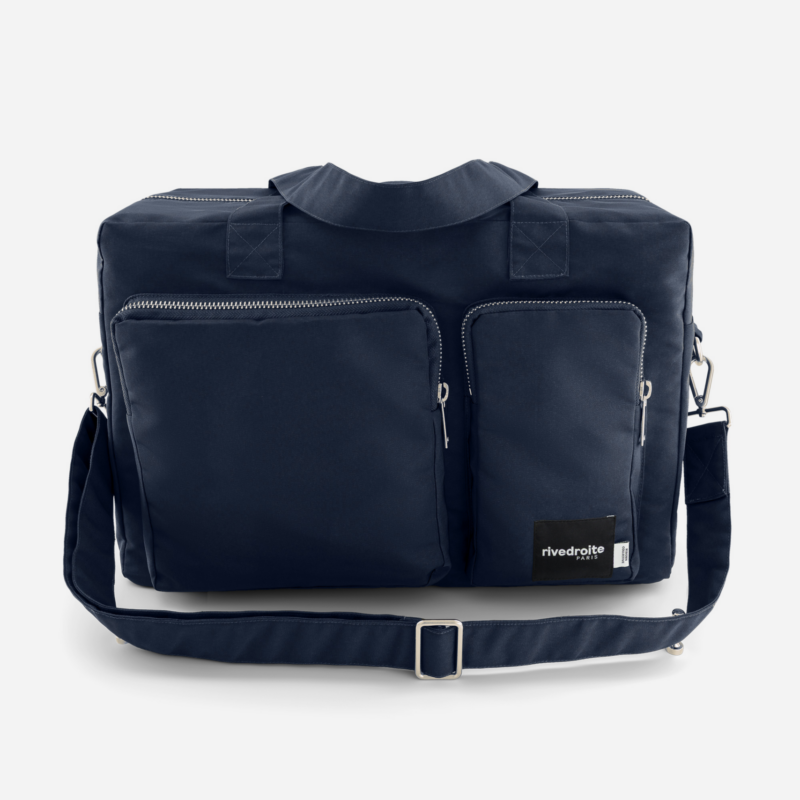 Le sac 24H - Keller - Polyester recyclé Bleu Marine