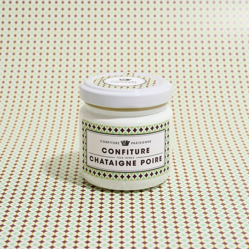 Confiture Parisienne — Poire Fève tonka - Châtaigne - 100g