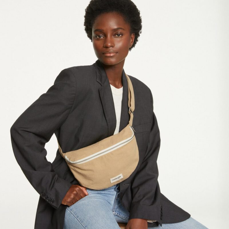 Le sac banane - Custine - Coton recyclé Beige