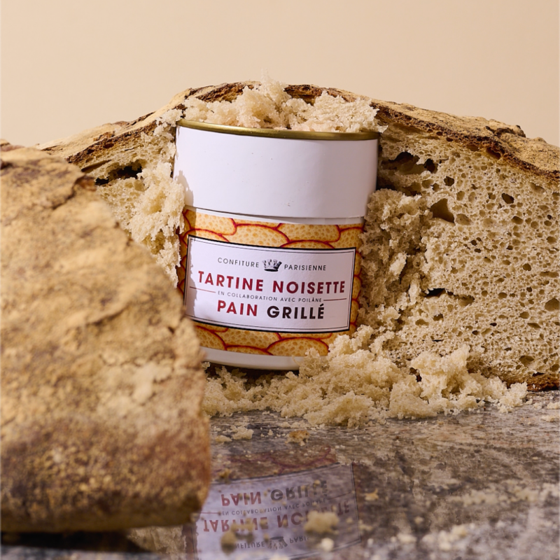 Confiture Parisienne — Noisette Pain Grillé x Poilâne - Tartine