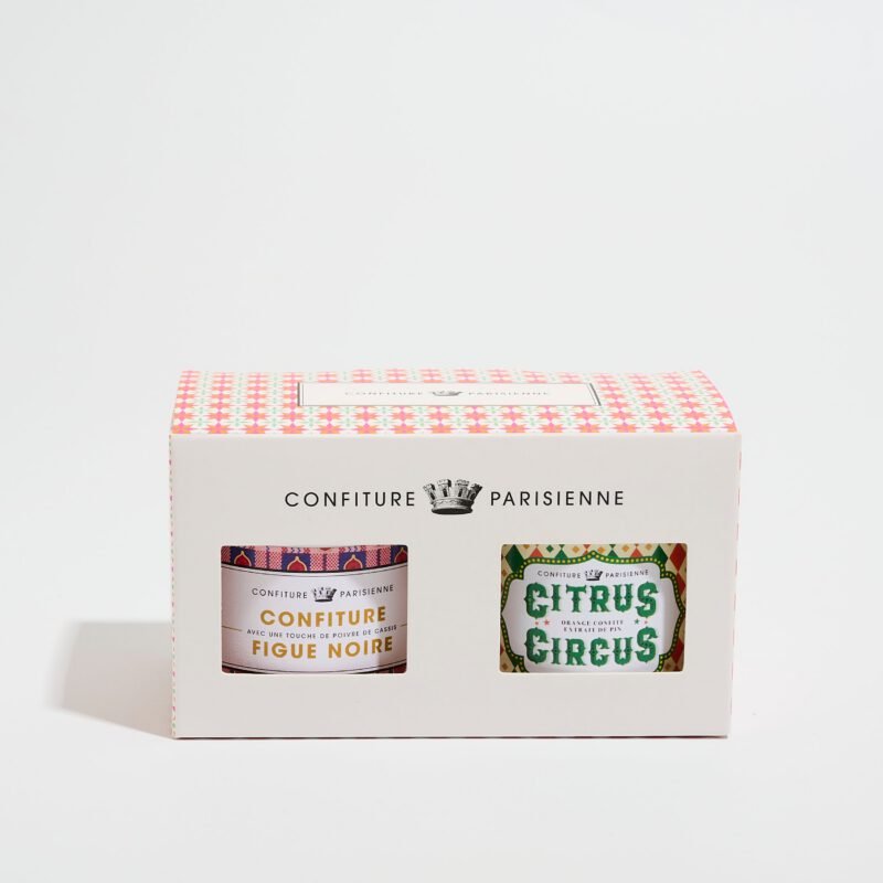 2 recettes : Figue Cassis + Orange Pin - Coffret Cadeau