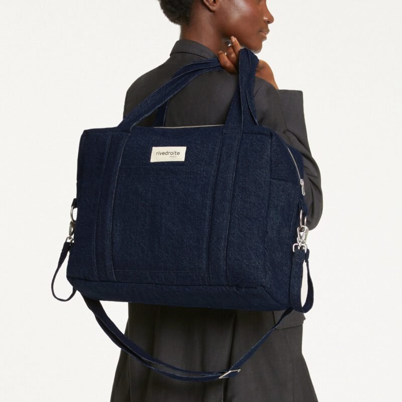 L'anti sac à langer - Darcy - Denim Brut recyclé