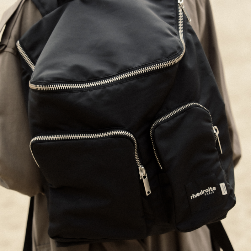 Le sac à dos - Abel - Polyester recyclé Noir