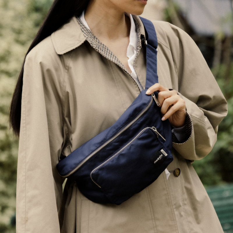 XL le sac banane - Joly - Polyester recyclé Bleu Marine