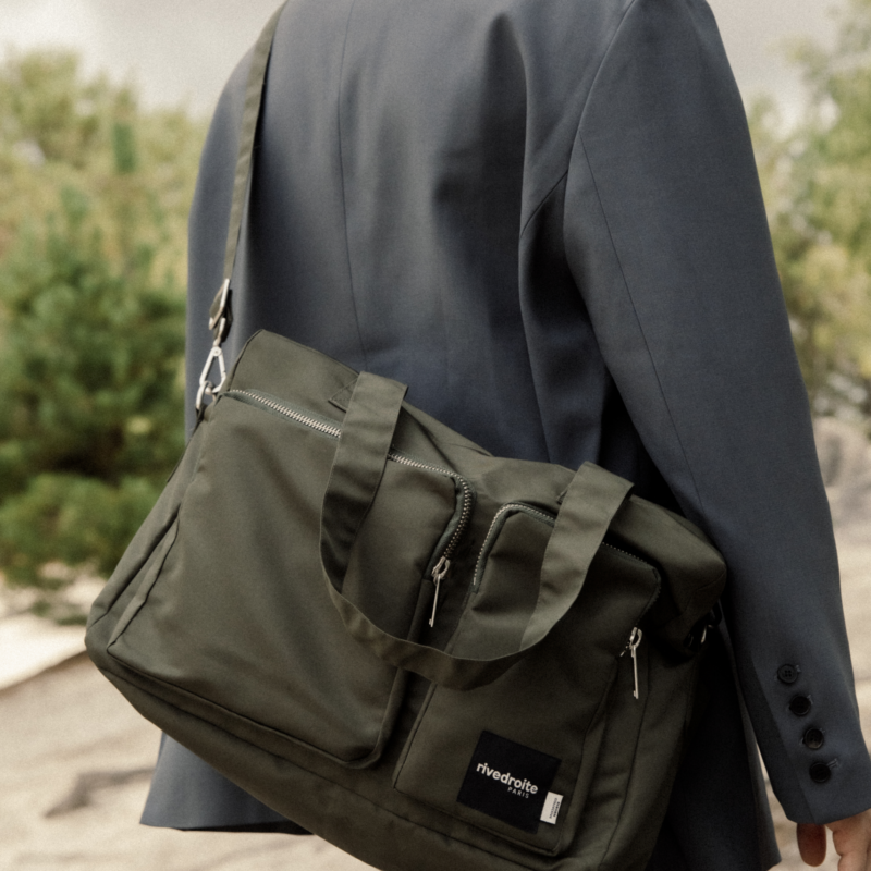 Le sac 24H - Keller - Polyester recyclé Vert Kaki