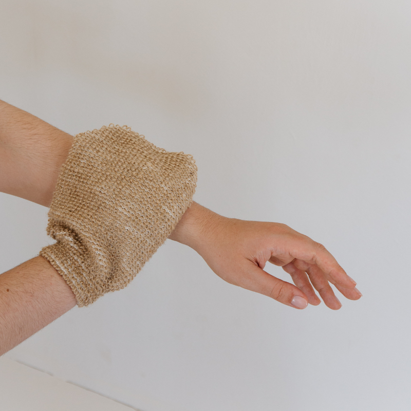 Gommage exfoliant en Jute - Gant