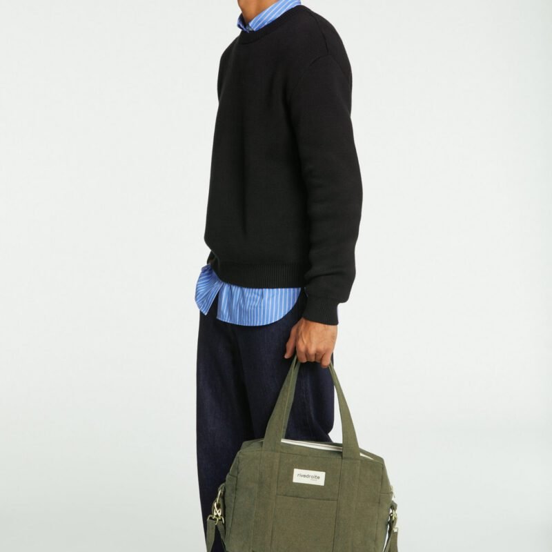 Darcy l'anti-sac à langer - Mini - Coton recyclé Kaki