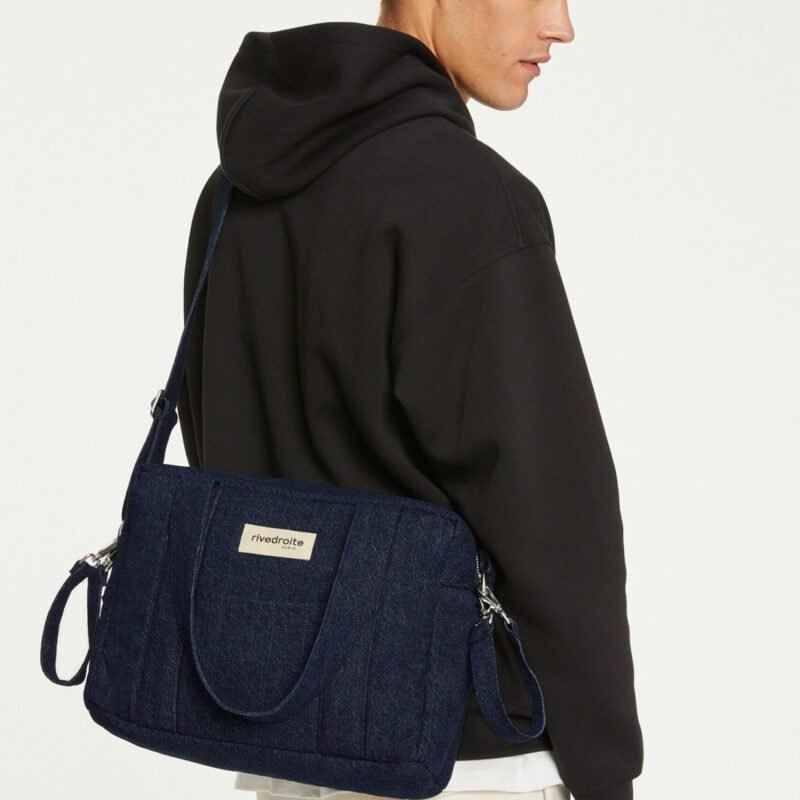 Darcy l'anti-sac à langer - Mini - Denim Brut recyclé