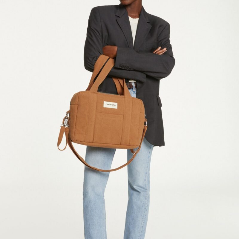 Darcy l'anti-sac à langer - Mini - Coton recyclé Camel