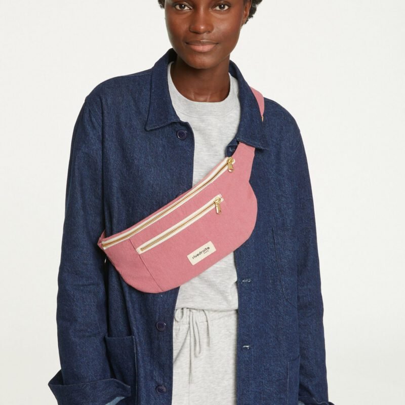 Le sac banane - Orsel - Coton recyclé Bois de Rose