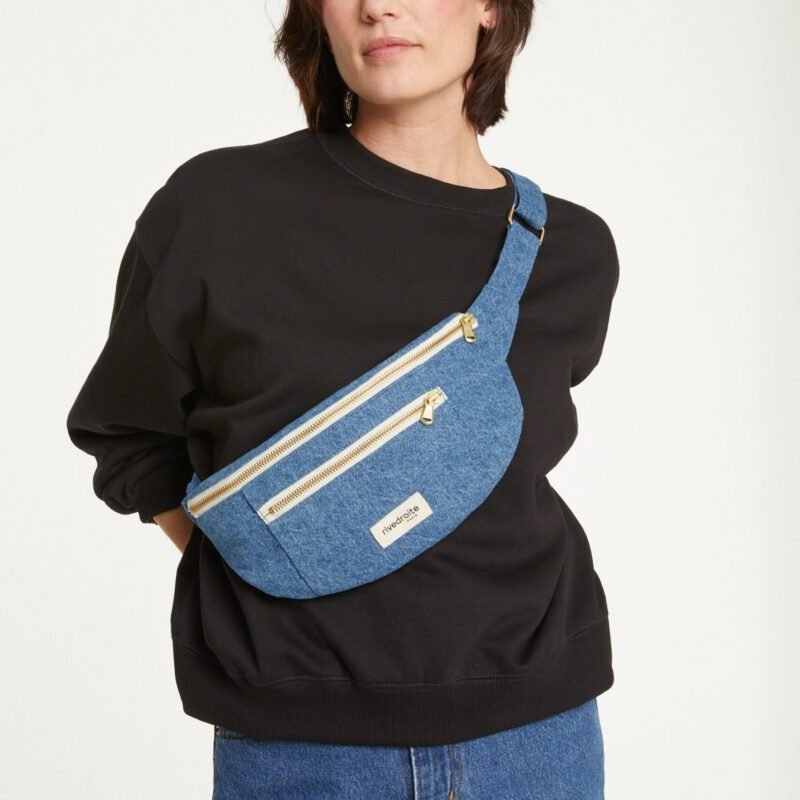 Le sac banane - Orsel - Denim Clair recyclé