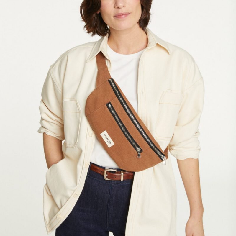 Le sac banane - Orsel - Coton recyclé Camel