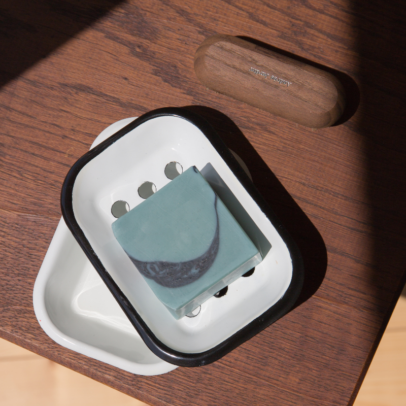 Émaillé - Porte-savon