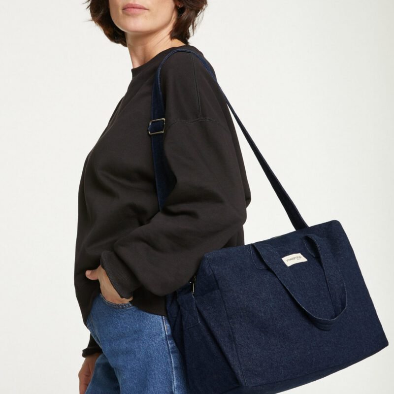 Rive Droite Paris — Le city bag - Sauval - Denim Brut recyclé