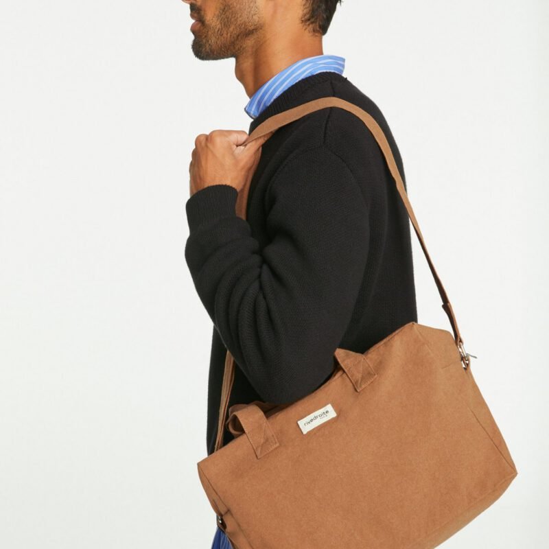 Le city bag - Sauval - Coton recyclé camel