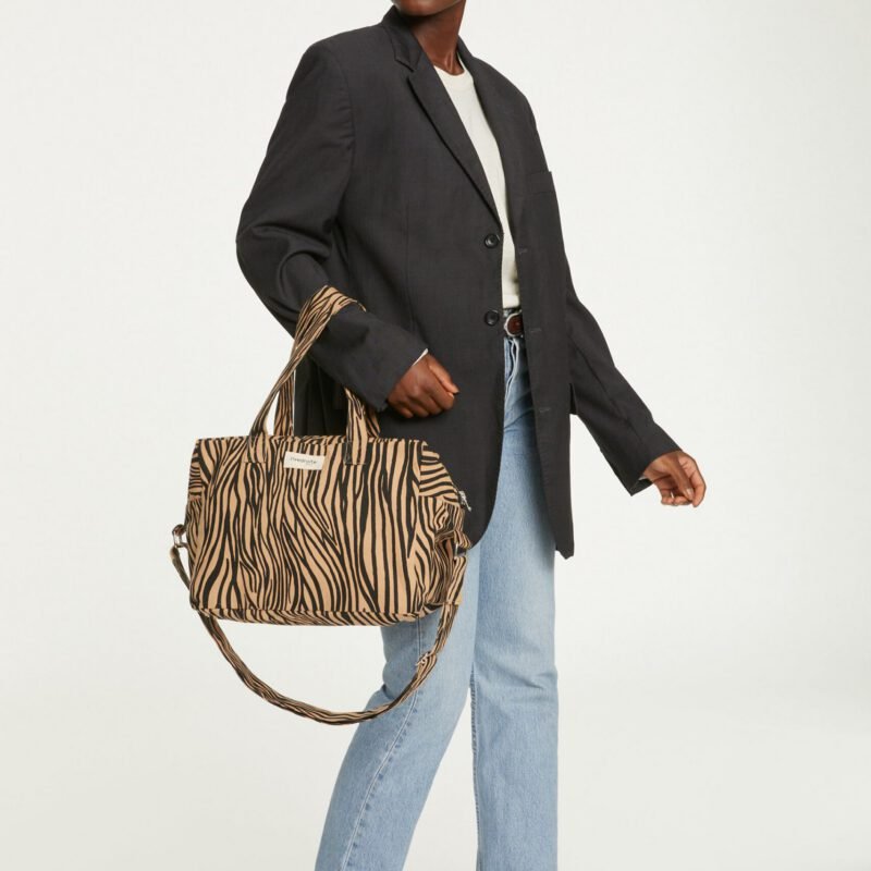 Le city bag - Sauval - Coton recyclé Zèbre