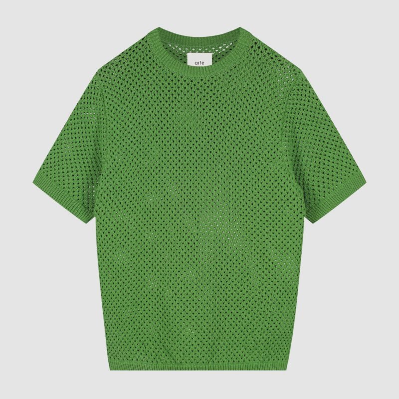 T-Shirt Crochet - Vert