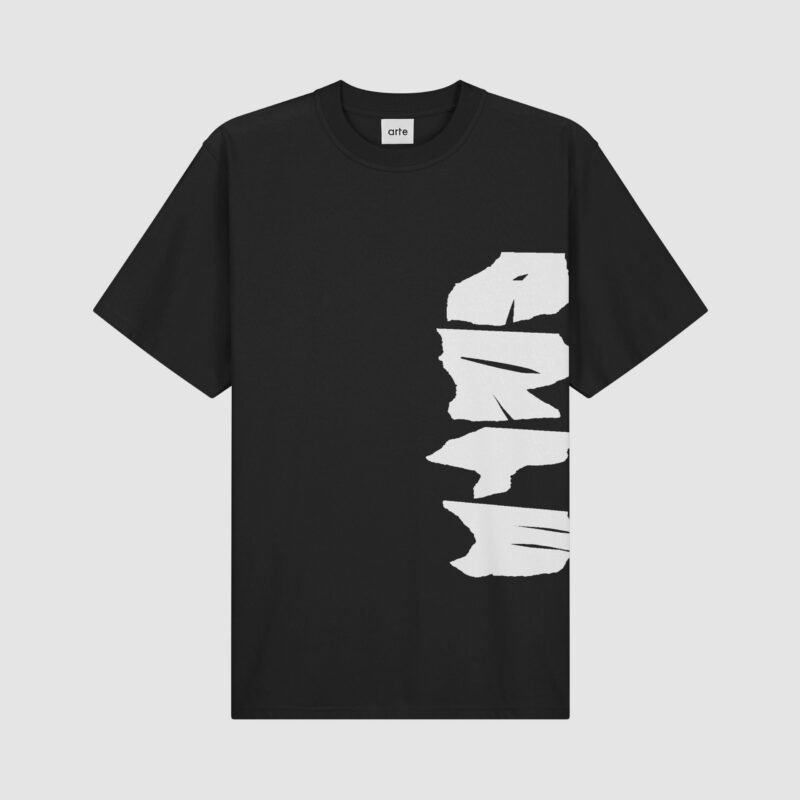 T-Shirt Logo Latéral - Noir