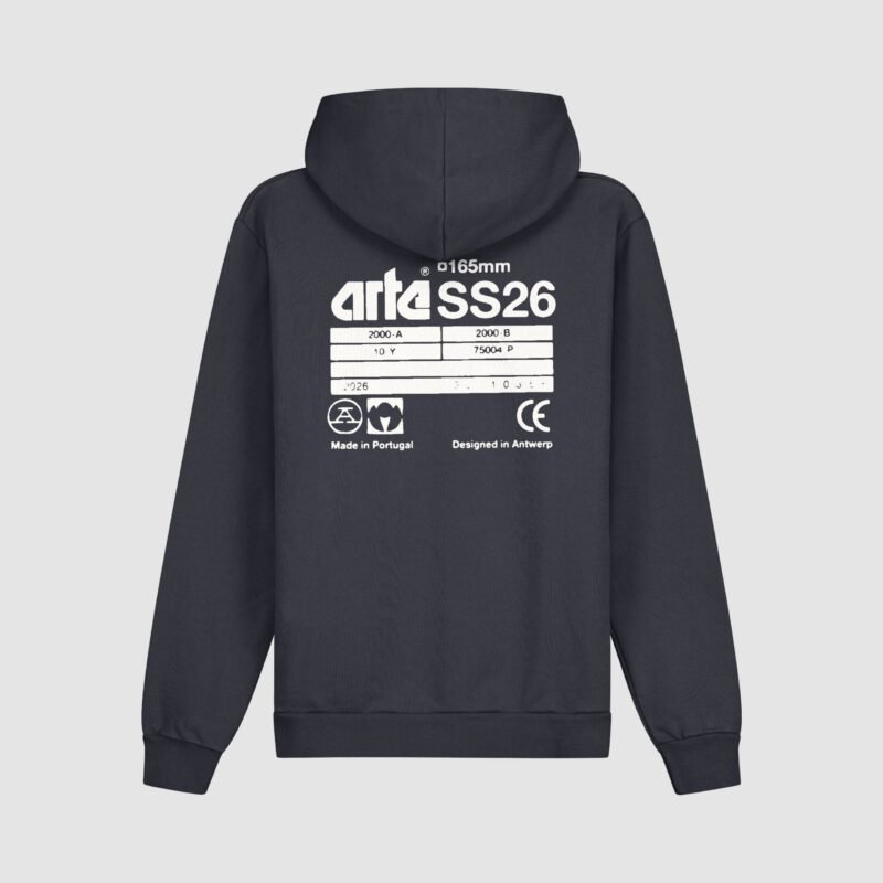 Hoodie SS26 Dos - Marine