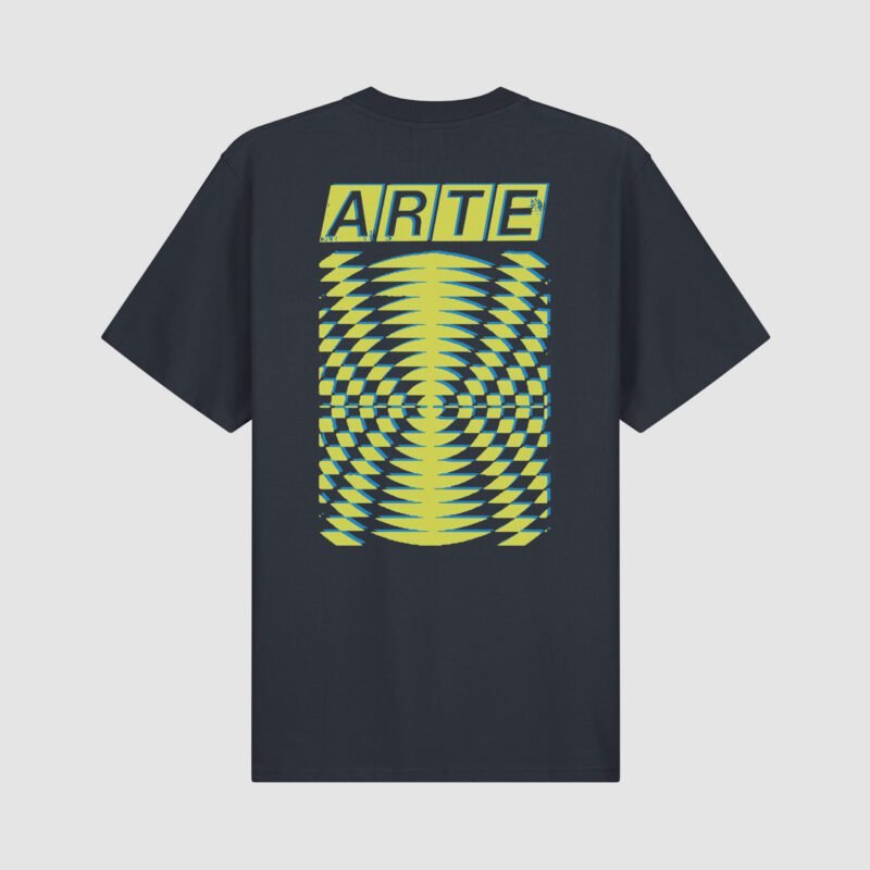 T-Shirt Imprimé Dos - Marine