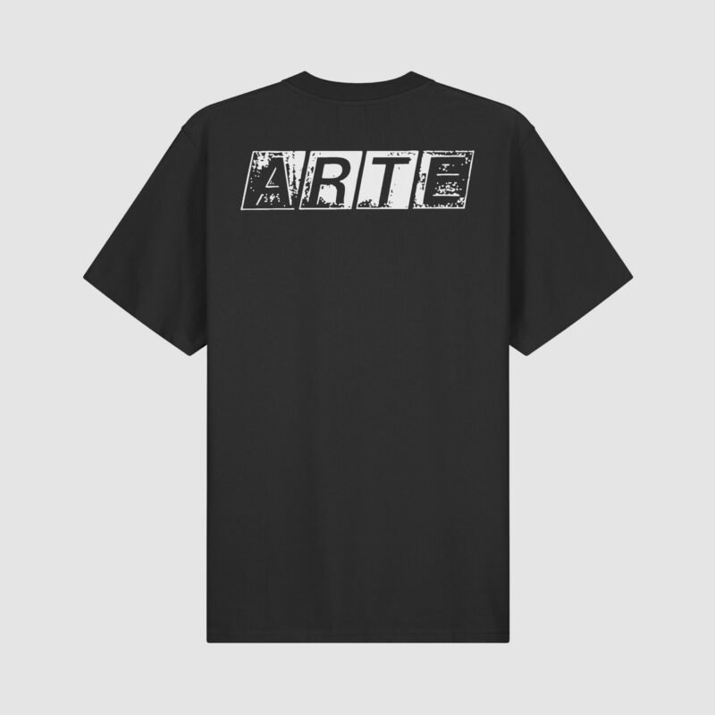 T-Shirt Imprimé Dos - Noir