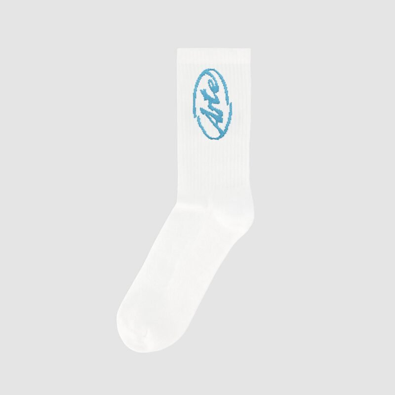 Chaussettes Logo Cercle - Blanc