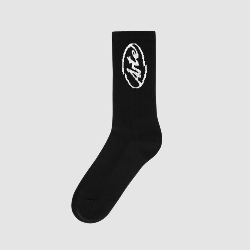 Chaussettes Logo Cercle - Noir