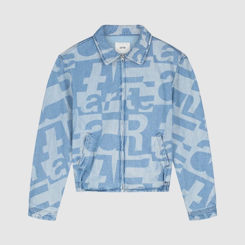 Veste Allover Denim - Denim Brut