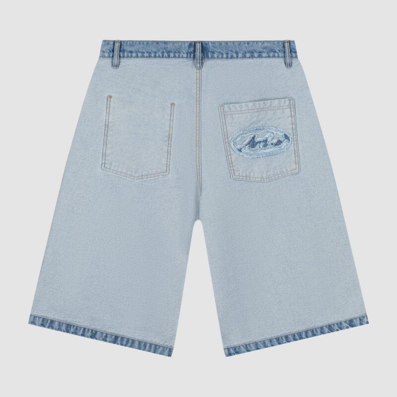 Short Inside/Out - Denim Délavé
