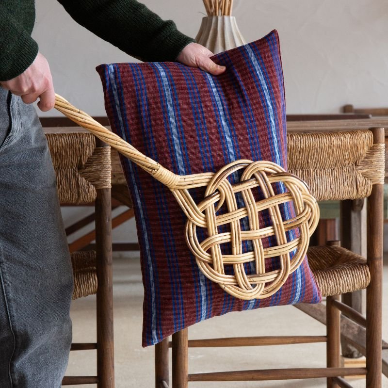 Tapis en osier - Batteur