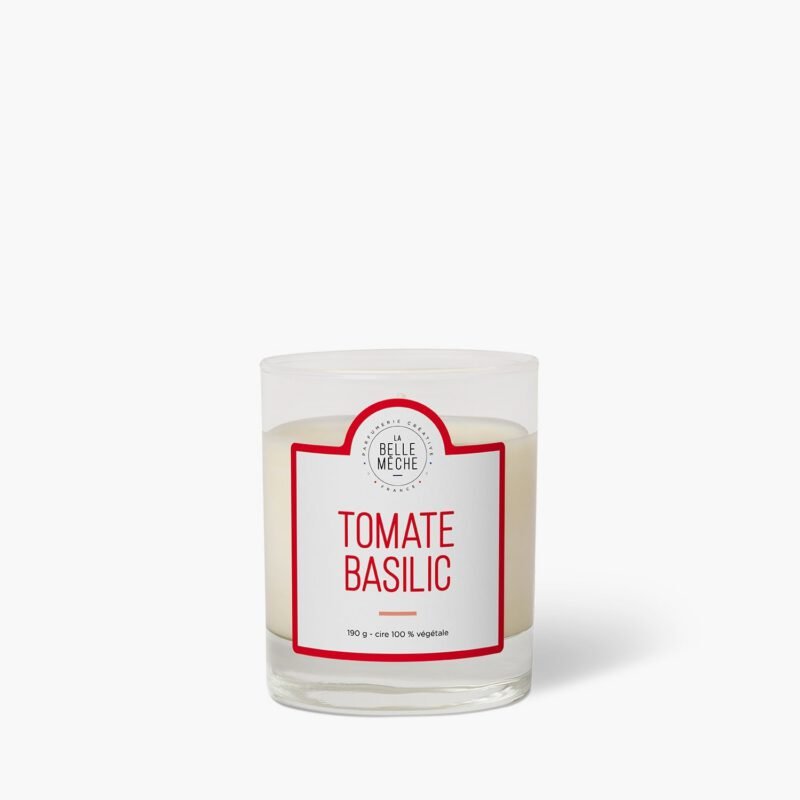 Parfumée Tomate Basilic - Bougie Parfumée