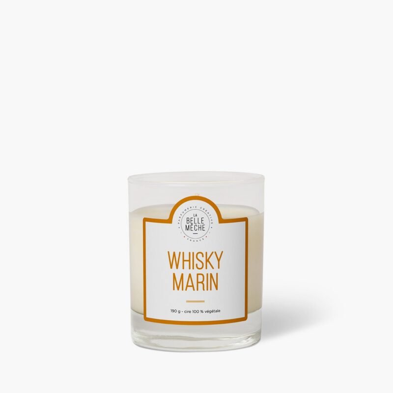 Parfumée Whisky Marin - Bougie Parfumée
