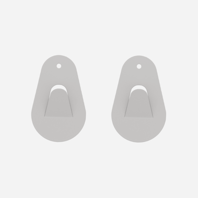 2 crochets muraux - Lot