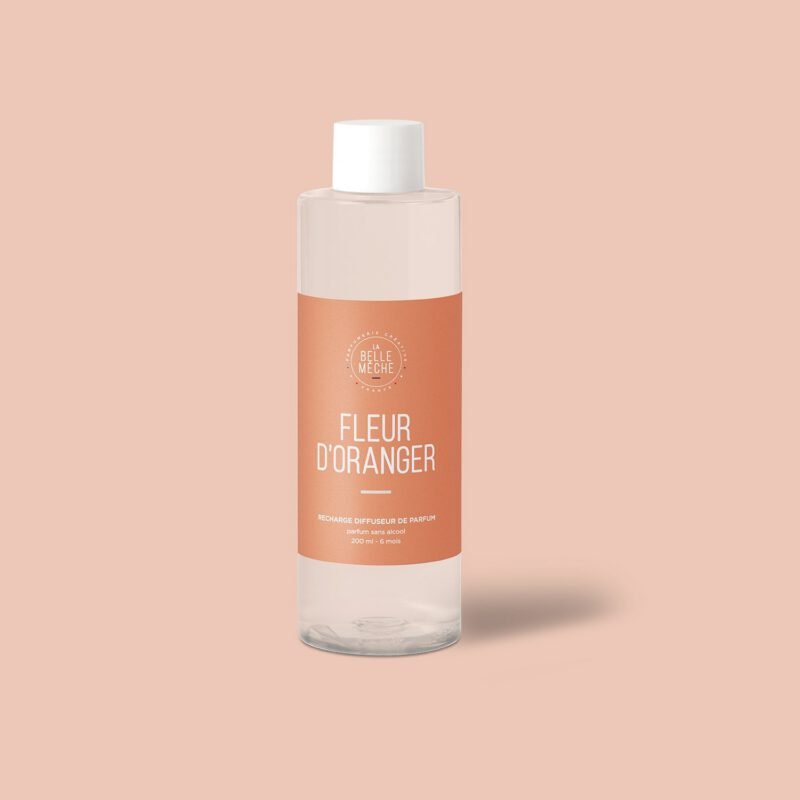 Diffuseur Fleur d'Oranger et 10 tiges - Recharge