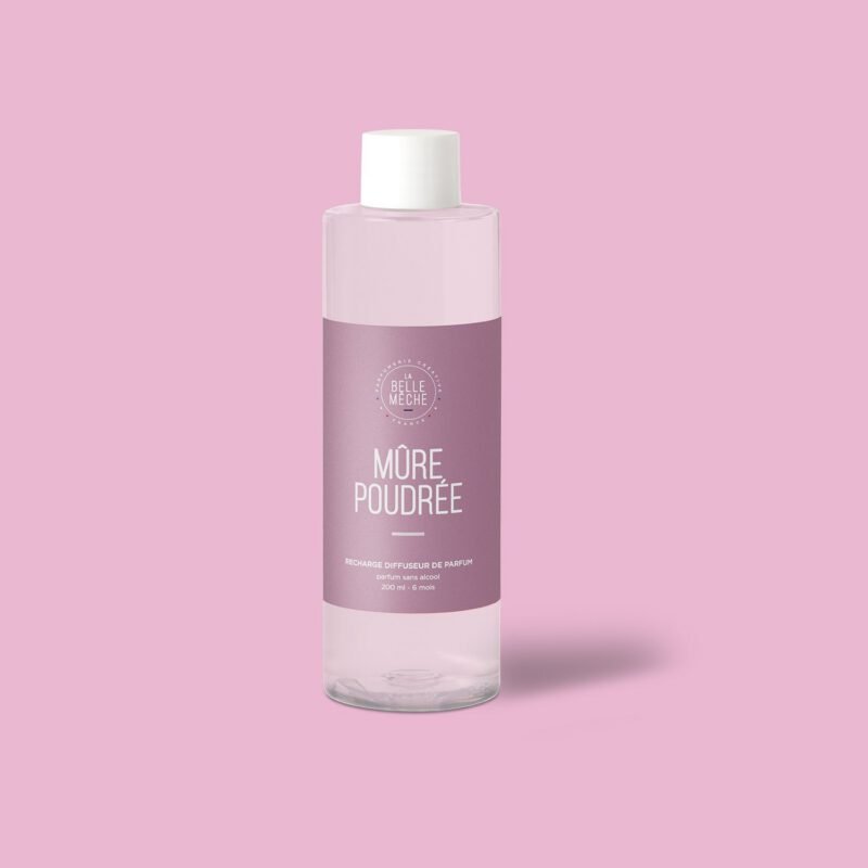 Diffuseur Mûre Poudrée et 10 tiges - Recharge