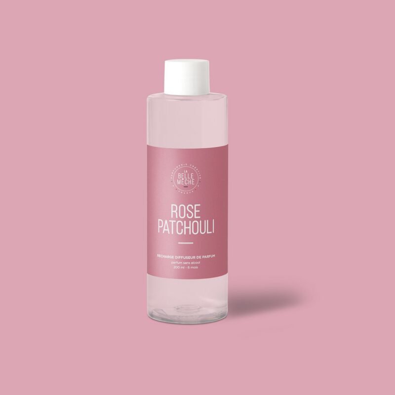 Diffuseur Rose Patchouli et 10 tiges - Recharge