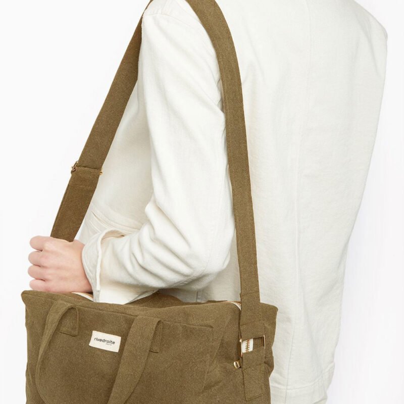 Le city bag - Sauval - Coton recyclé Kaki