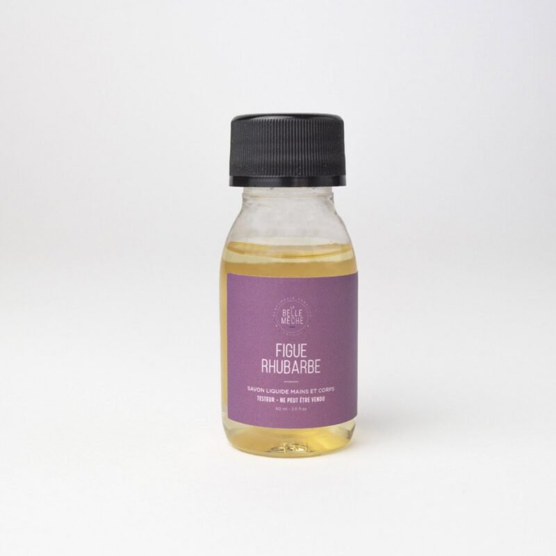 La Belle Mèche — Savon Liquide parfumé Figue Rhubarbe - Testeur